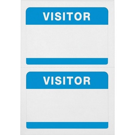 Advantus BADGE, ADHSVE, VISITOR, 100CT, 100PK AVT97190